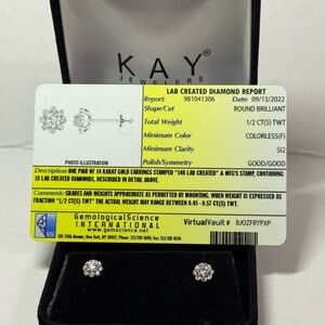 Kay Jewelers Sparkling Diamond Earrings